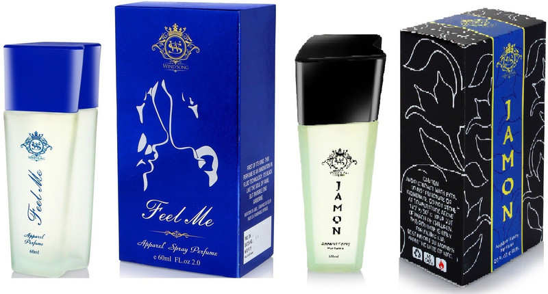 windsongs Unisex Apparel Perfume Feel Me, Jamon (Men & Women)pack of 2 Perfume  -  120 ml(For Men & Women)