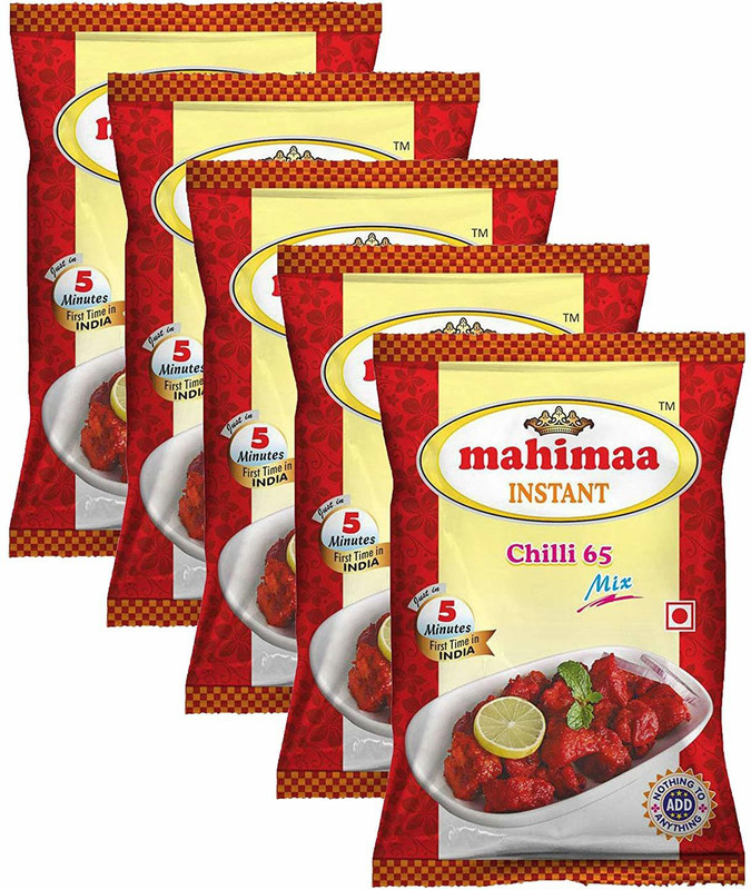 mahimaa instant Chicken Chilli 65 Mix 50 g(Pack of 5)