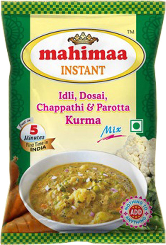 mahimaa instant Idly,Dosa,Chappathi and Parotta Kurma Mix 50 g