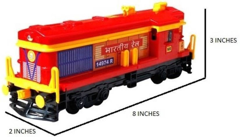 lifestylesection PULL BACK Locomotive Engine Model Of Indian Railway's(Multicolor)