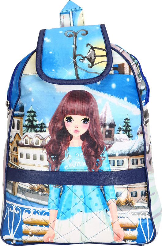 uoou india BLUE DOLL STRAIGHT CHAIN 5 L Backpack(Blue)