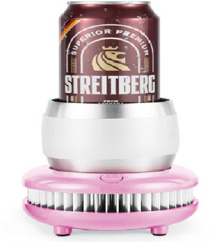 BK 10 IMPORT & EXPORT mini freeze cup Portable Car Cup USB Refrigerator 0.35 L Compact Refrigerator(Multicolor)