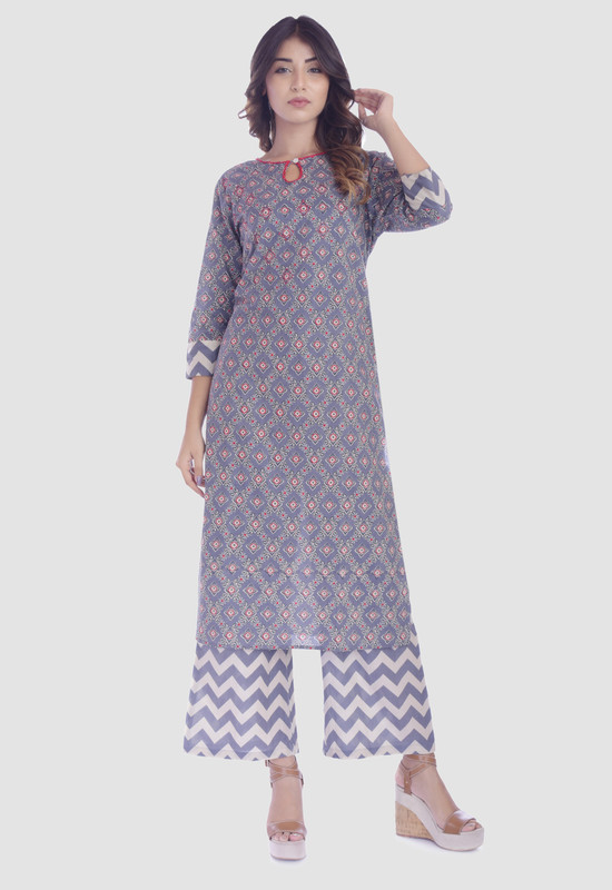 rashi collections Women Kurta and Palazzo Set