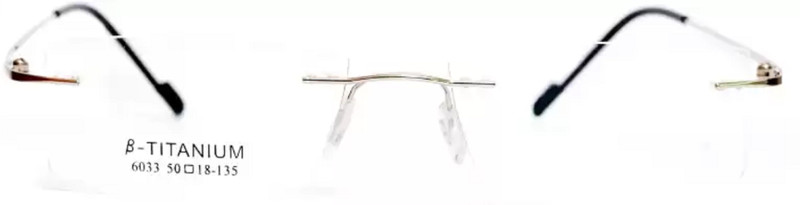 eyevy Rimless Wayfarer Frame(53 mm)