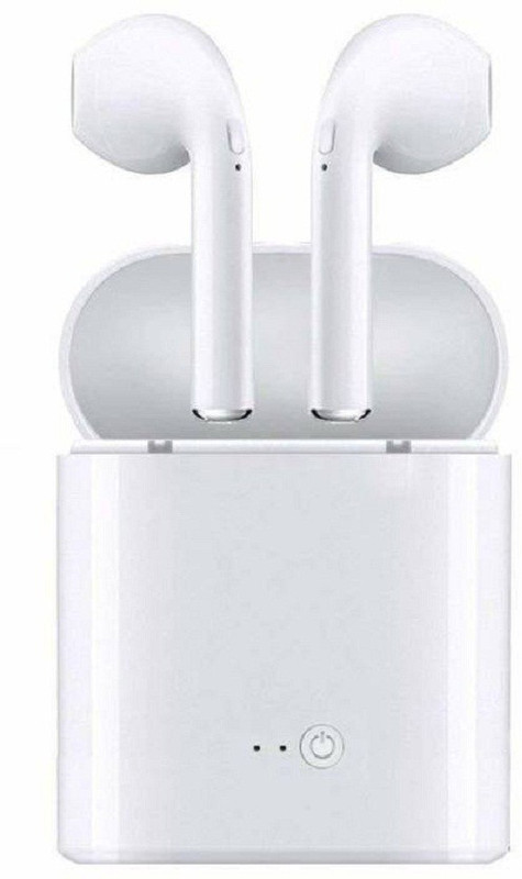 rolgo1 Earbuds Dual 008Twins WirelessHeadset with Mic (White) Bluetooth Headphone(White, In the Ear)