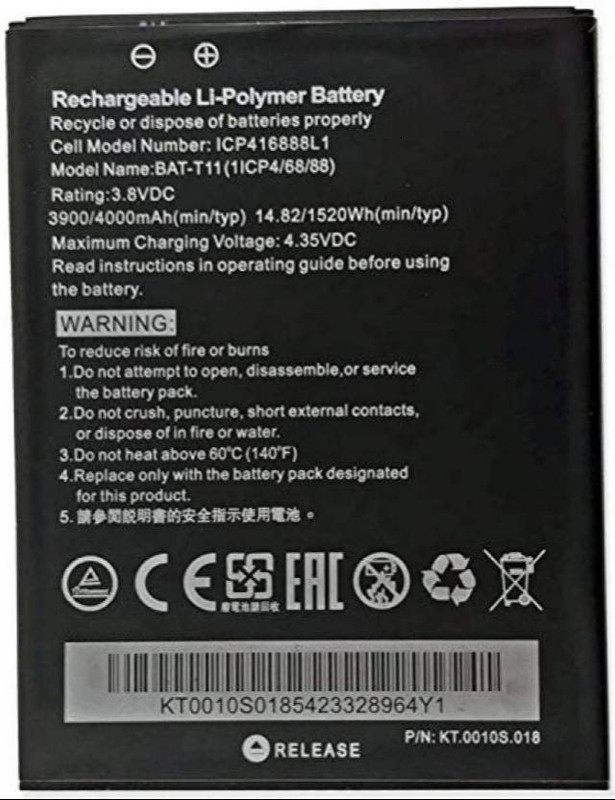 nmo Mobile Battery For acer Liquid Z630 Z630s BAT-T11