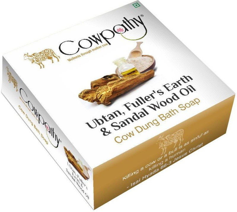 cowpathy Ubtan Cow Dung Bath Soap(5 x 105 g)