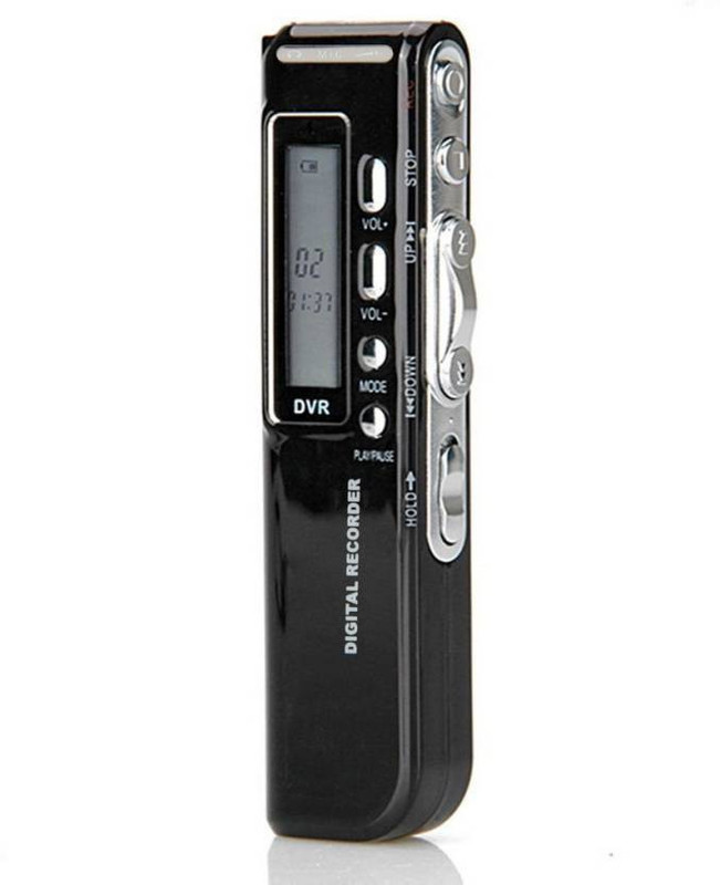 MANIA ELECTRO Portable LCD 8 GB Voice Recorder(1 inch Display)