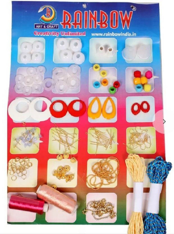 nimi creation Silk Thread jewellery making kit with mould