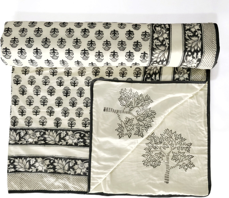 blockofind Motifs Single Dohar(Cotton, Grey)