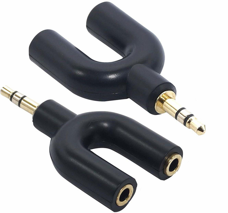 Bhani Black 3.5 mm Audio Phone Converter(Android, iOS)