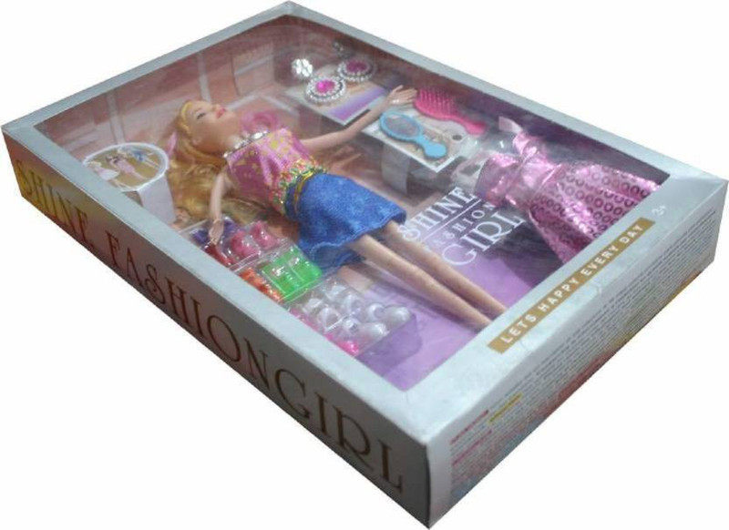 simpiyega creation GIRL DOLL SERIES WITH DOLL DRESSES SET FOR KIDS (Multicolor)(Multicolor)