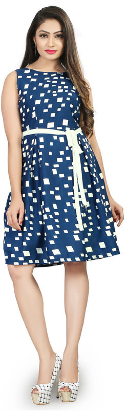 fabtown Women A-line Multicolor Dress