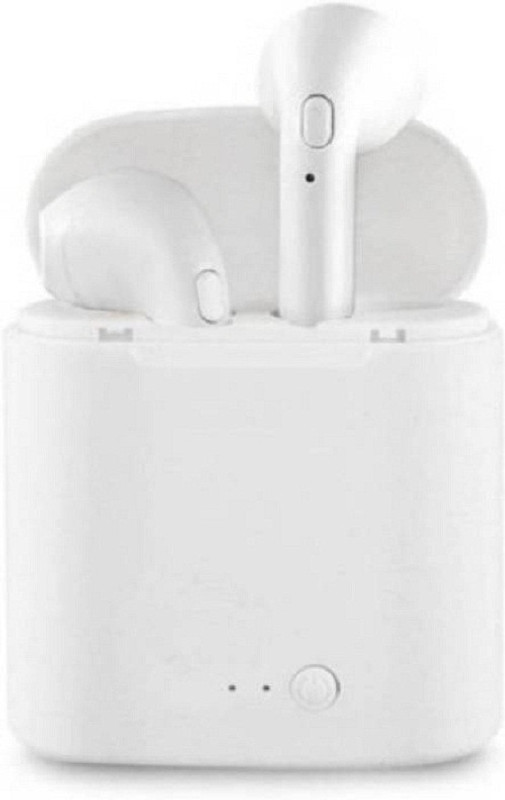 rolgo1 Earbuds Dual 005Twins Wireless Headset with Mic (White) Bluetooth Headset with Mic(White, In the Ear)