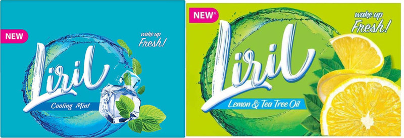 liril Cooling Mint 3x125g & Lemon and Tea Tree Oil (3x125g Pack of 6) 750(6 x 125 g)