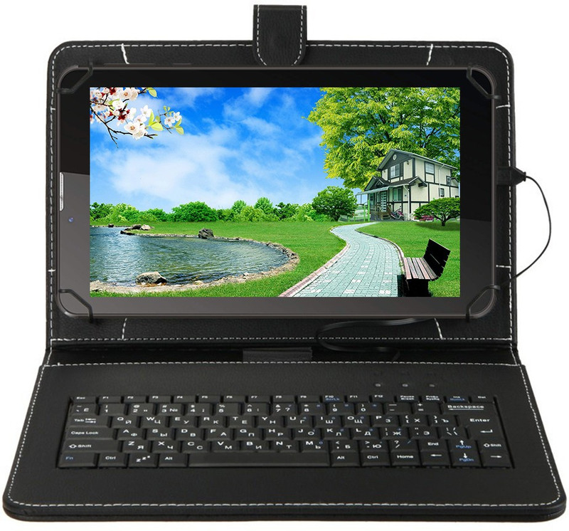 I Kall N4 New With Keyboard 16 GB 7 inch with Wi-Fi+4G Tablet (Black)