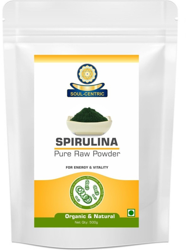SOUL CENTRIC Spirulina Powder for Improving B12, Omega 3s, & Amino s,500g(500 g)