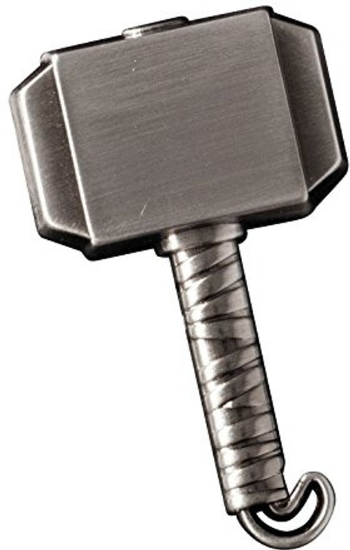 world of needs Thor Hammer Deluxe Pewter Lapel Pin(Multicolor)