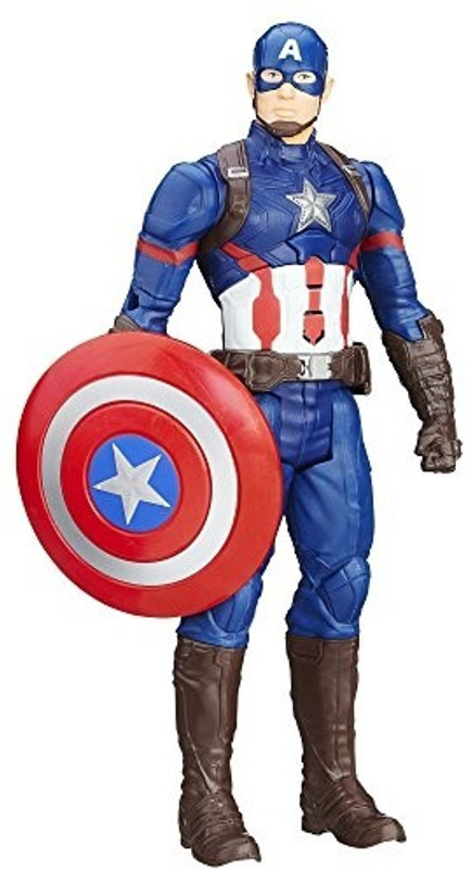 world of needs Titan Hero Series Captain America Electronic Figure(Multicolor)