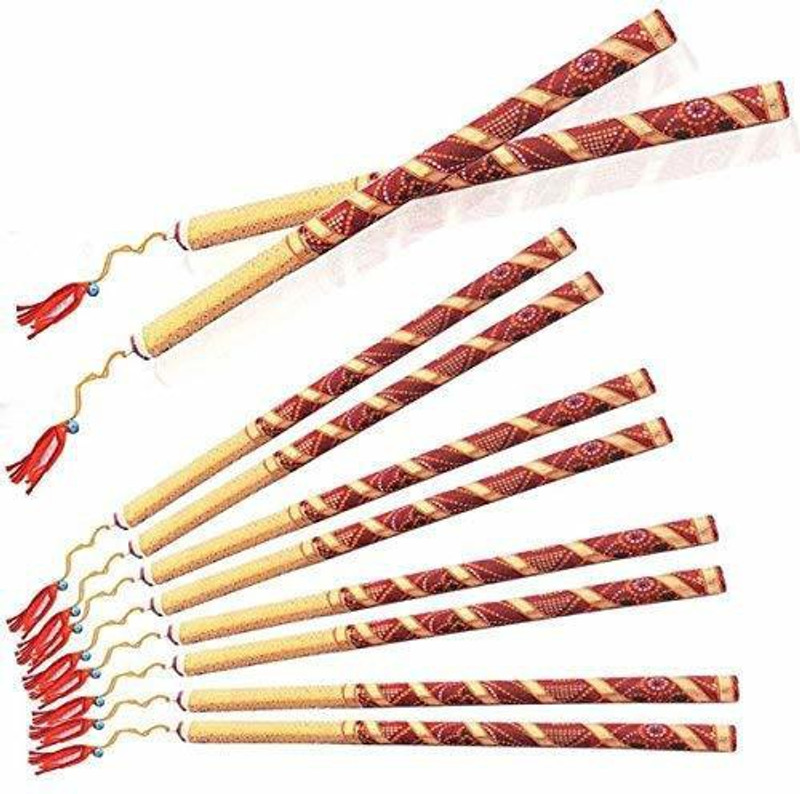 feelorna FOJ001 Dandia Sticks(Red, Green)