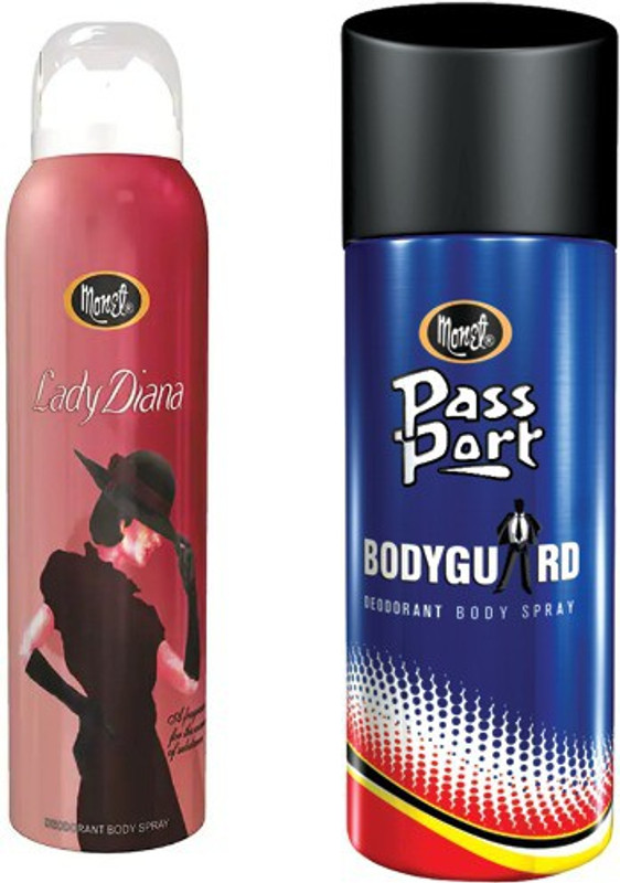 Buy monet Passport Body Guard Lady Diana Deodorant Spray For