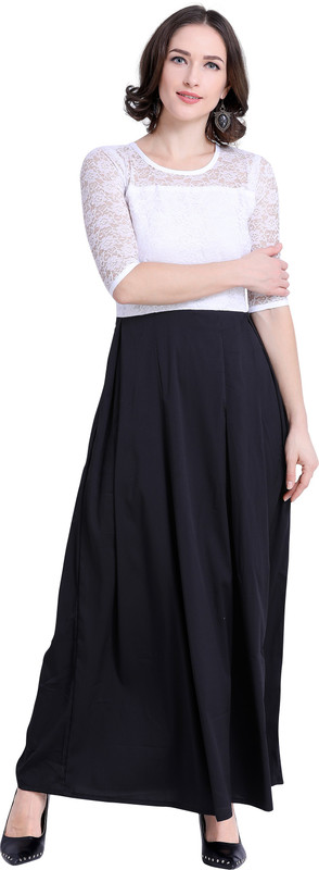 sbj collections Women Maxi Multicolor Dress
