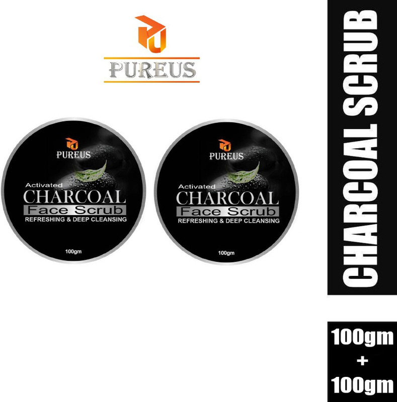 pureus charcoal face scrub(200 g)