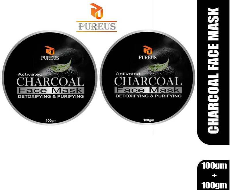 pureus charcoal face mask(200 ml)