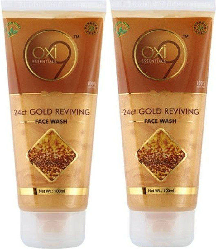 oxi9 24ct Gold Reviving Face Wash ( pack of 2 ) Face Wash(100 g)