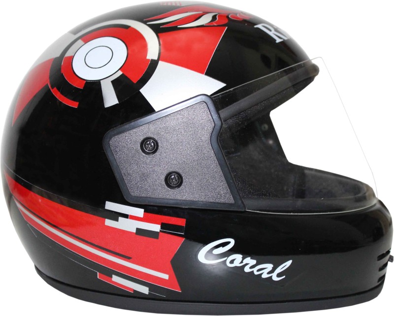 red motorbike helmet