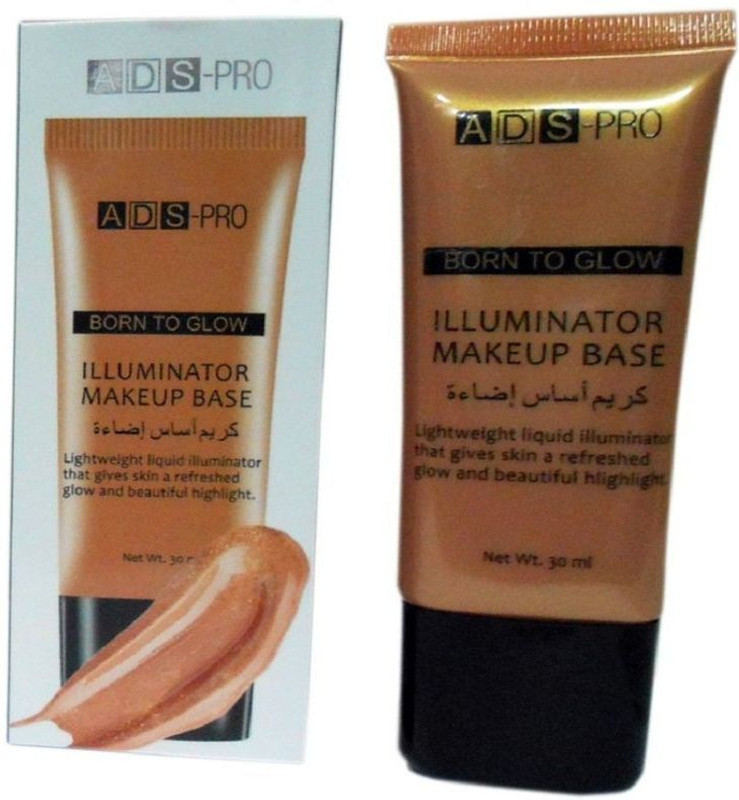 ads pro Born to Glow Illuminator Makeup Base - Gleam 02 Highlighter(multiple)