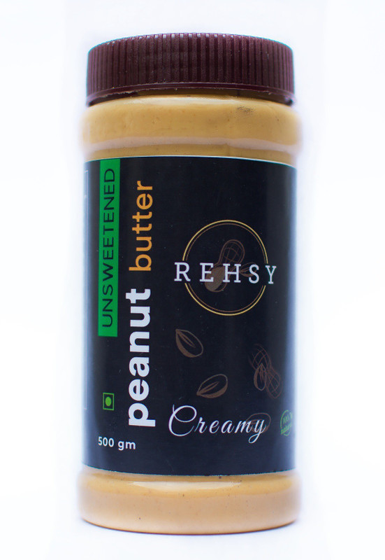 rehsy Peanut Butter 100% Natural Unsweetened (Creamy) 500 g
