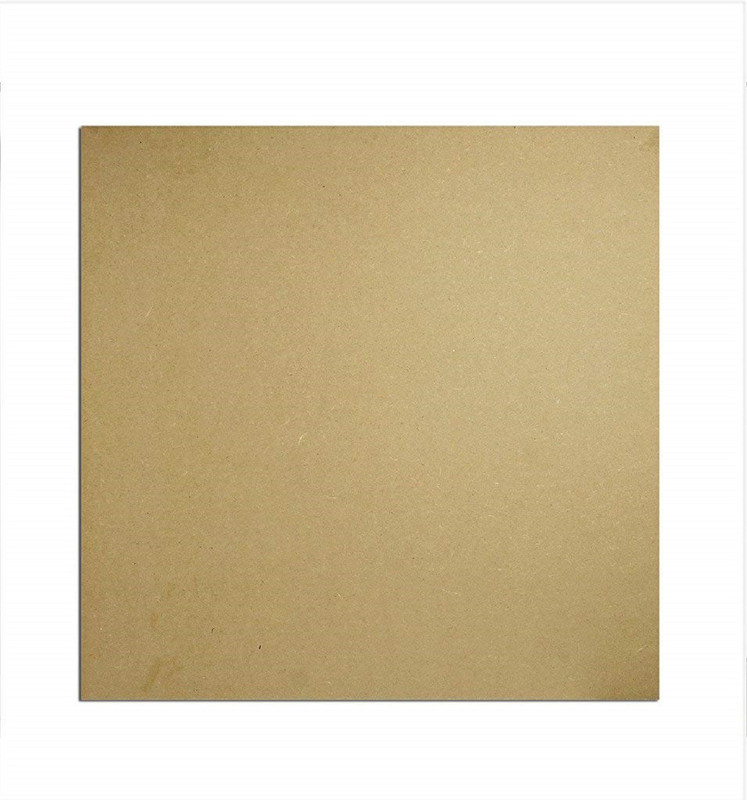 twinkling parrots 3mm MDF Board | Pack of 6 Sheets (12"x12")(White)