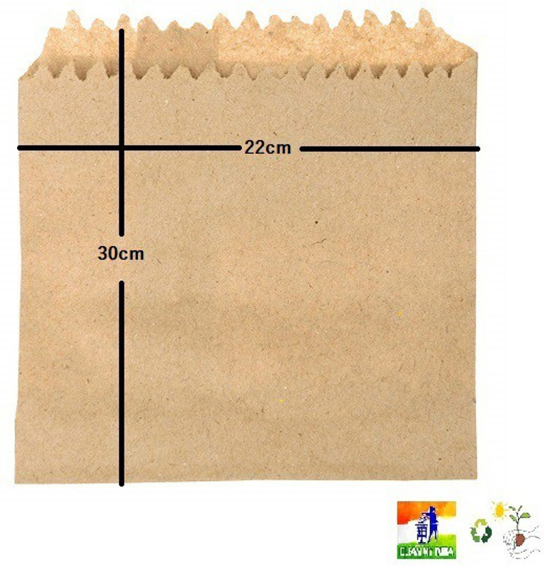 jack paper cover 22x30 cm Craft paper(Set of 100, Brown)