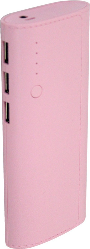 pomics 20000 mAh Power Bank (20K Leather Purse, Portable Battery Charger)(Pink, Lithium-ion)