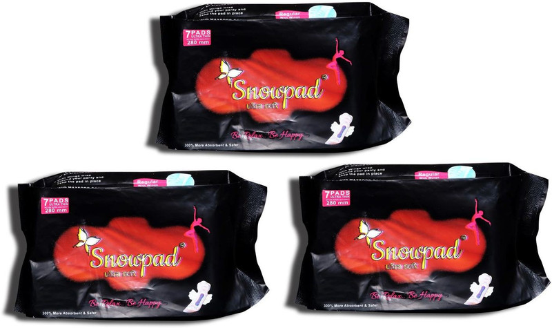 snow care SNOW PAD Sanitary Pad(Pack of 21)