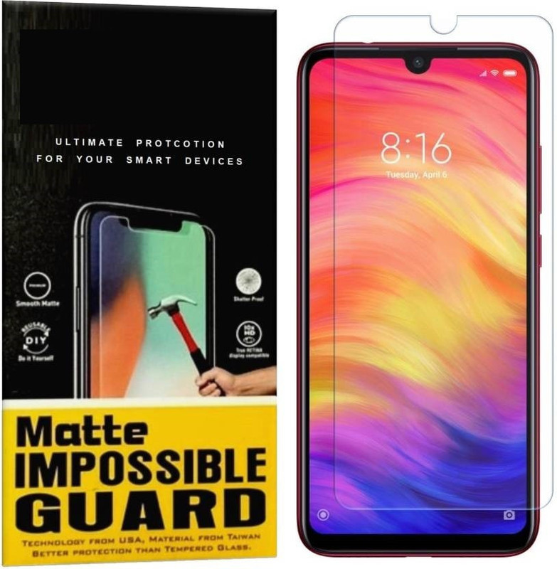 caseguru Impossible Screen Guard for redmi 7a(Pack of 1)