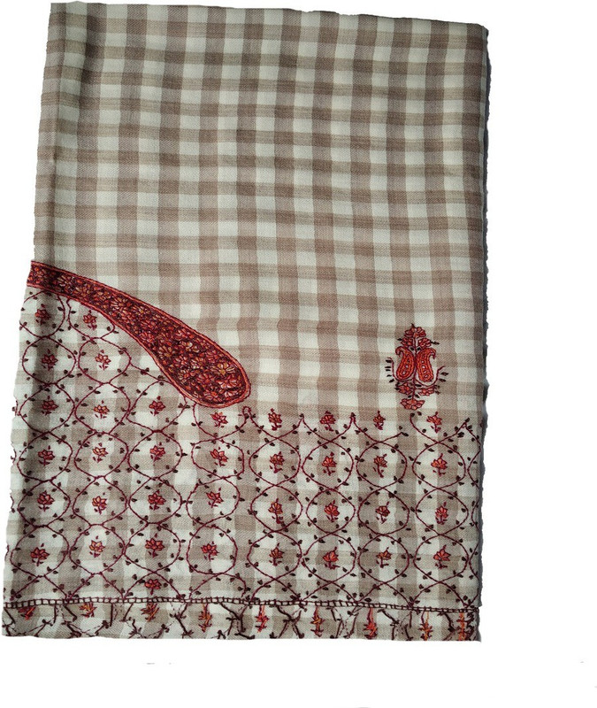 kashmir speciall Pashmina Embroidered Women Shawl(Multicolor)