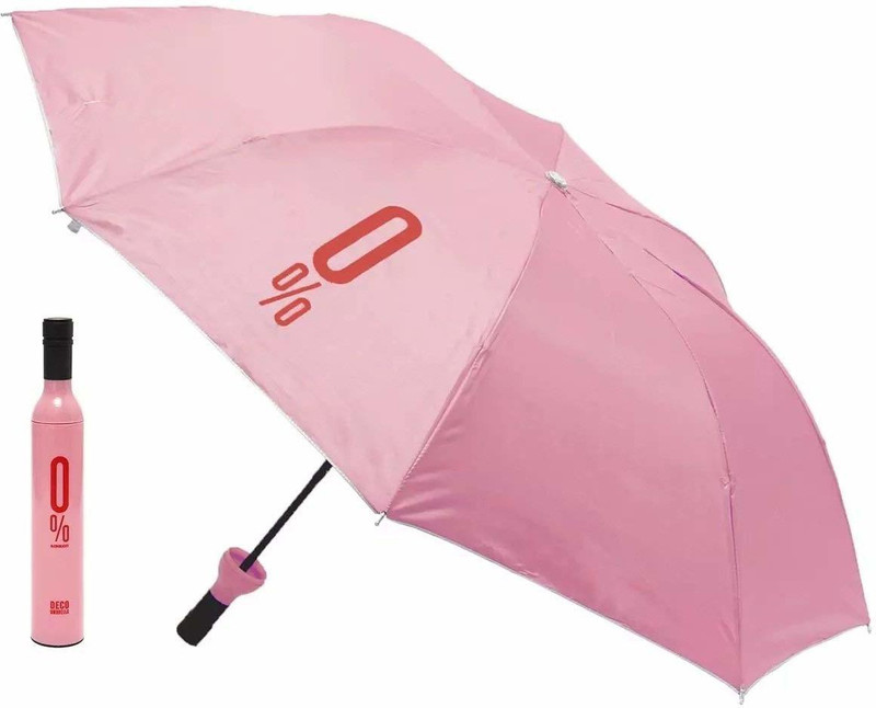 angelcreation Angle Creation Wine Bottle Shape Umbrella with Features of a Transformer, Umbrella(Pink)