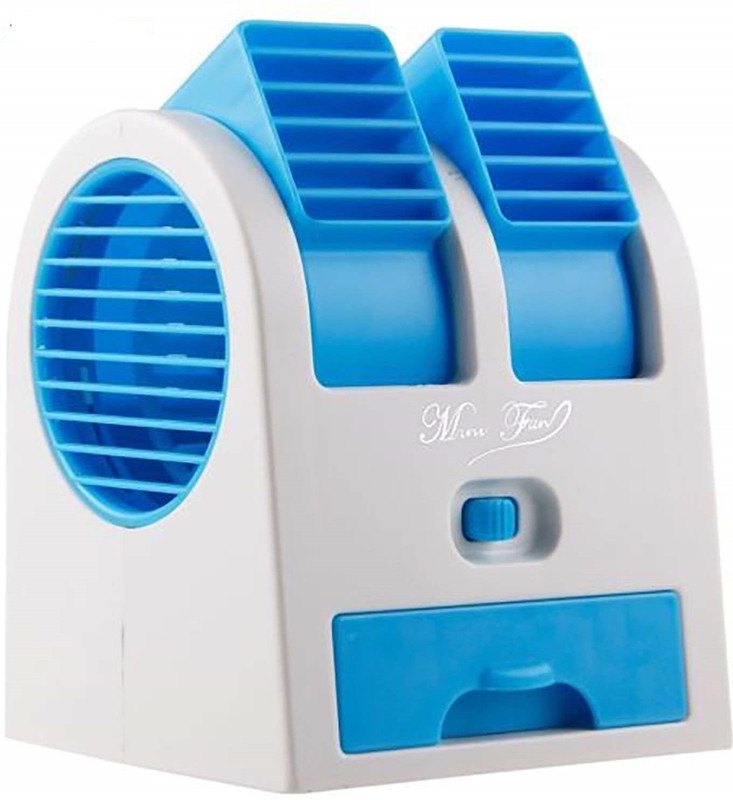 atekt Mini Fragance Air Cooler Powered by USB & Battery MPC-100 USB Fan Mini Fragance Air Cooler MPC-100 USB Fan USB Fan(Blue)
