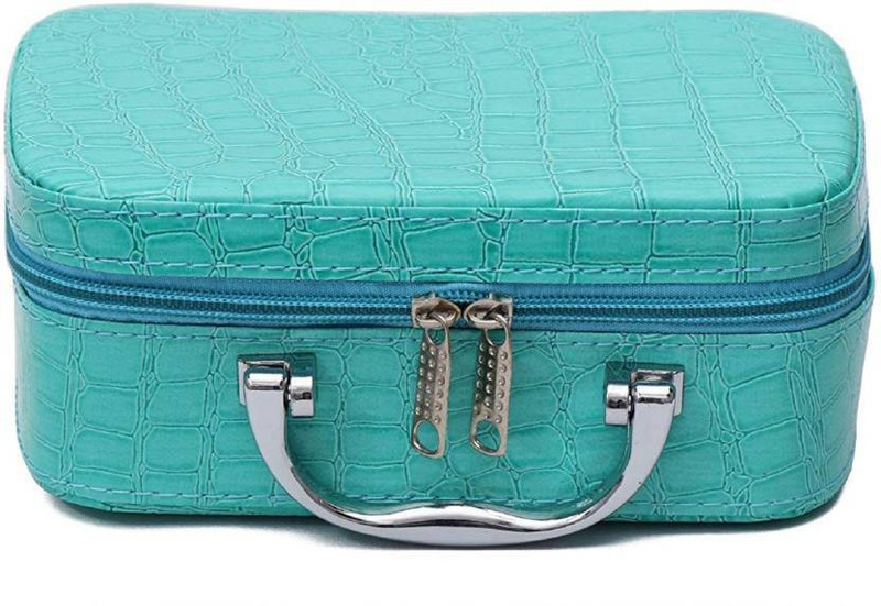 crafting maker cosmatics bag and storage vanity bag cosmetics(blue) vanity bag Vanity Box(Blue)