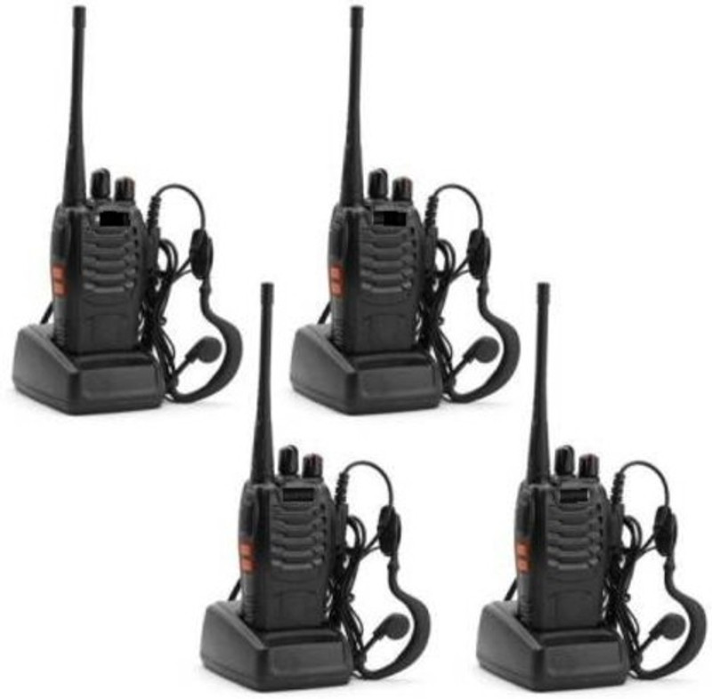 Shivansh Bf-888s BF-888S (4 Pcs) Walkie Talkie(Black) Shivansh Bf-888s BF-888S (4 Pcs) Walkie Talkie(Black)