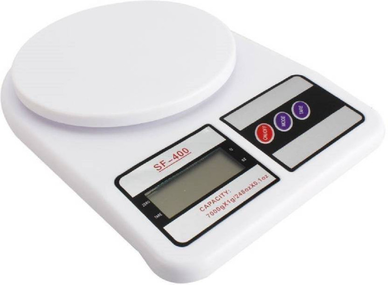 Mezire Electronic Digital 10 Kg Lcd Kitchen Weight Scale Machine for measuring fruits,Spice,Food,Vegetable And More (Sf-400) Weighing Scale (White) Weighing Scale(White) Mezire Electronic Digital 10 Kg Lcd Kitchen Weight Scale Machine for measuring fruits,Spice,Food,Vegetable And More (Sf-400) Weighing Scale (White) Weighing Scale(White)