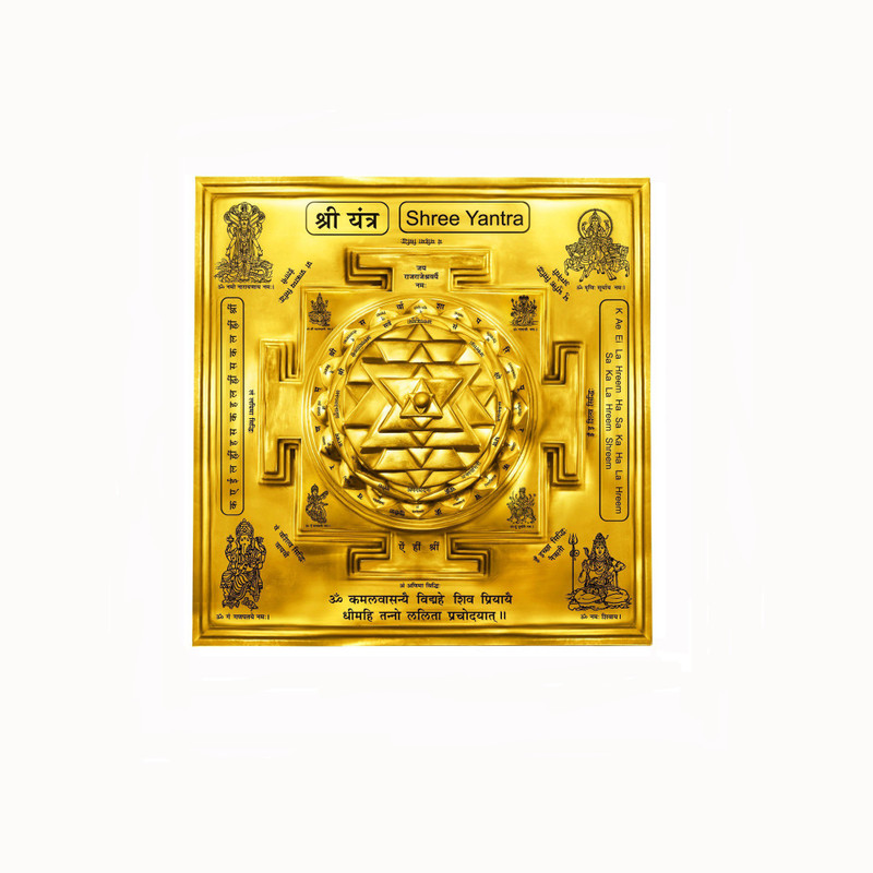 shaligram shala Siddha Shree Yantra Brass Yantra(Pack of 1)