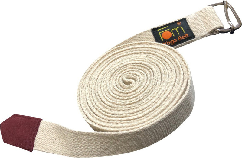 Friends of Meditation Belt-5689123 Cotton Yoga Strap(White)