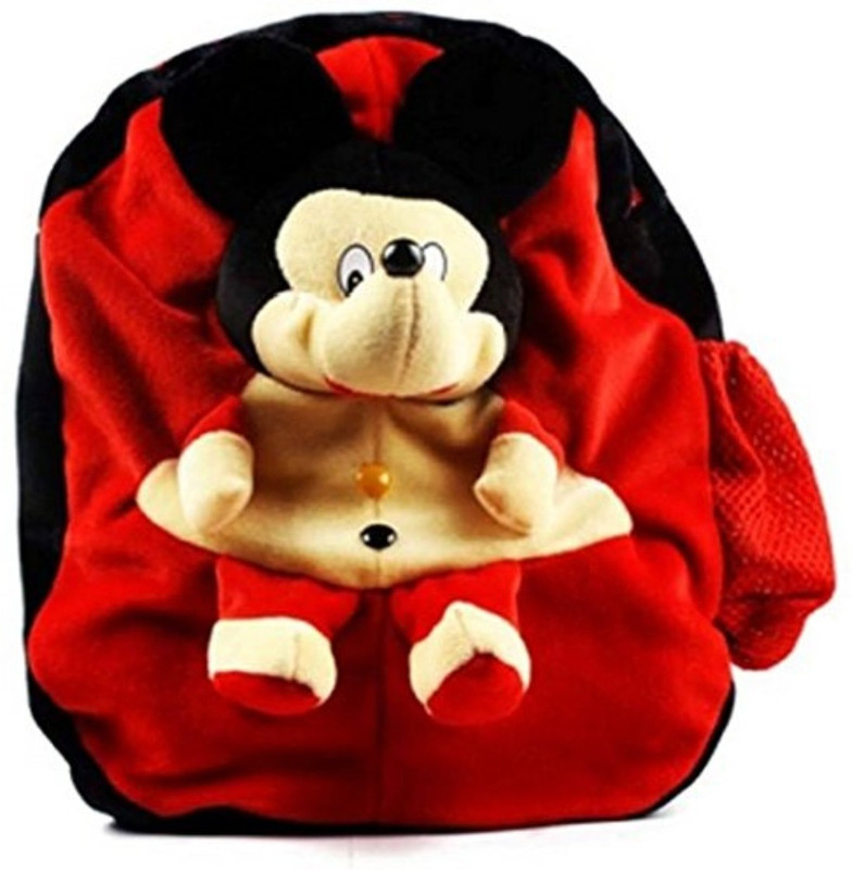 average guy Mickey Mouse Character Red School Bag For Baby School Bag (Red, 13 inch) School Bag(Red, 13 inch)