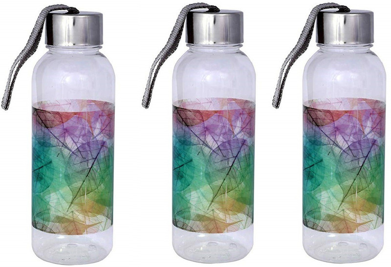 saura Lisa Easy Carry Travel Water Bottle (set 3-Green)-750ml 750 ml Bottle(Pack of 3, Green)