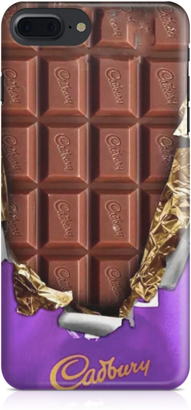 TECH SENSE Back Cover for Apple iPhone 8 Plus, Apple iPhone 8 Plus Designer Cases & Covers, Printed Back Case Cover(chocolate, dairy milk, 5 star,cadbury,nuts, fruits, designs,arts, paterns, food, eat,silk, bubbles,)
