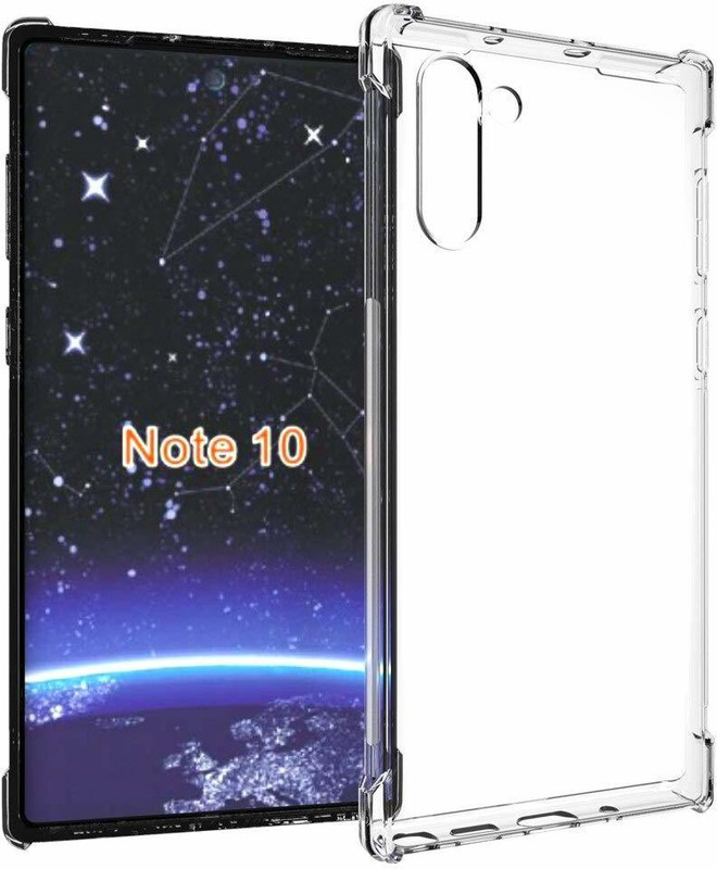 safe mob Back Cover for SAMSUNG GALAXY NOTE 10, Samsung galaxy note 10, samsung galaxy note 10, Samsung note 10(Clear transparent, Grip Case)