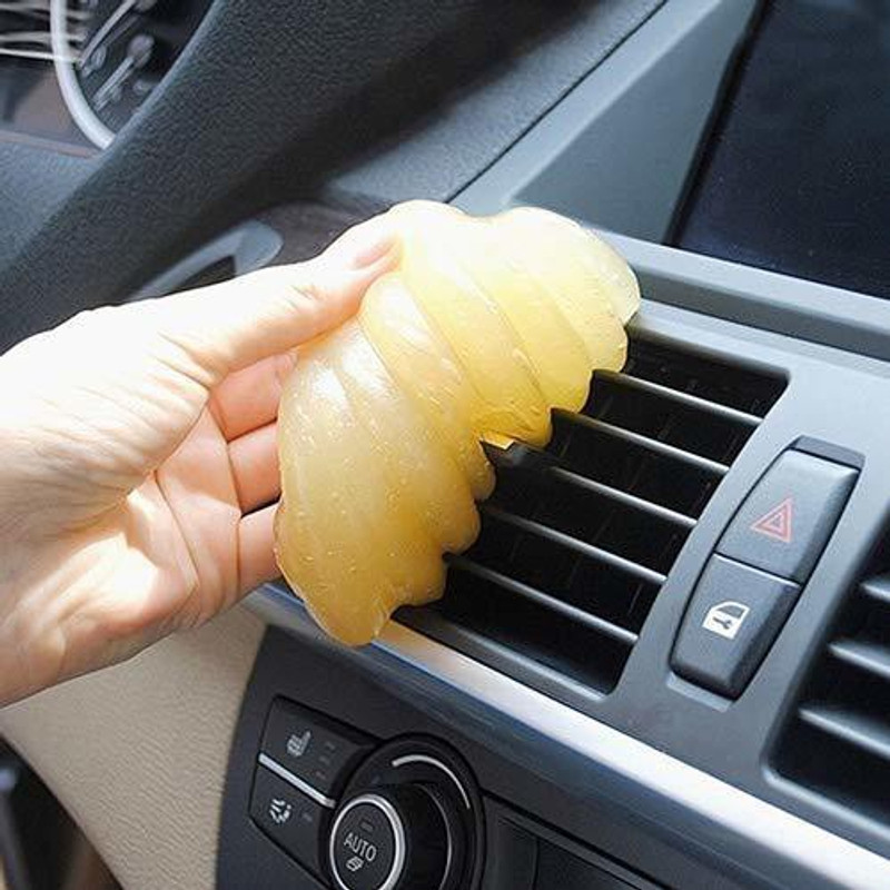 KolorFish Super Soft Sticky Dust Cleaning Gel Gum Computer Car PC Laptop Keyboard Universal Random Color (Pack of 1) for Computers, Laptops(Dust Cleaner)
